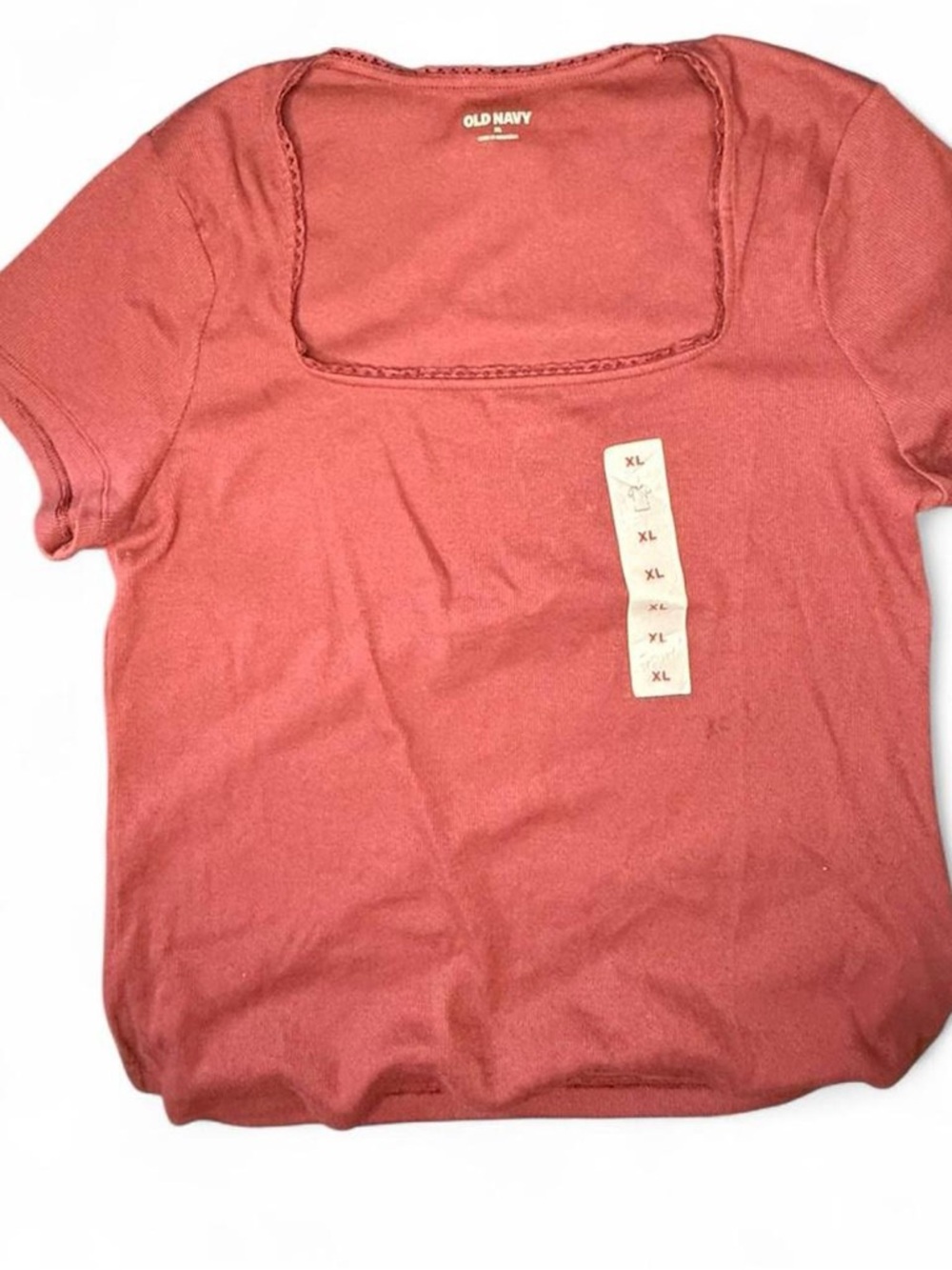 Old Navy Square Neck Short Sleeve Top